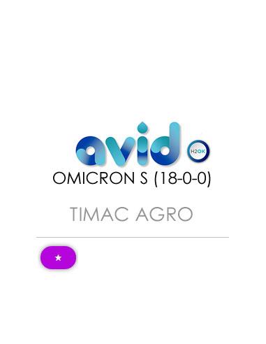 AVID OMICRON S (18-0-0) + 1(MgO)