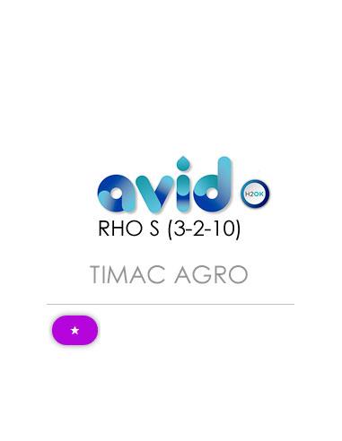 AVID RHO S (3-2-10) + 0,1(Zn) + 0,1(Mn)